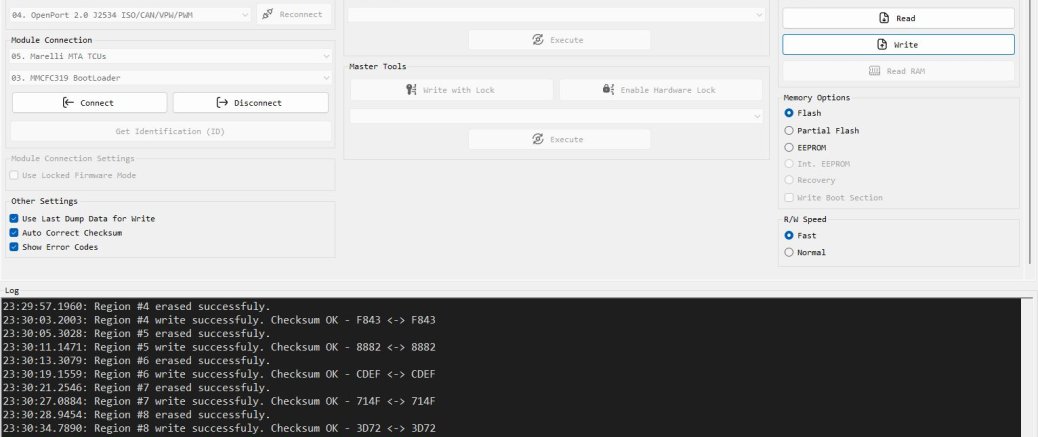 TinyFlash - CFC319 MTA TCU Update